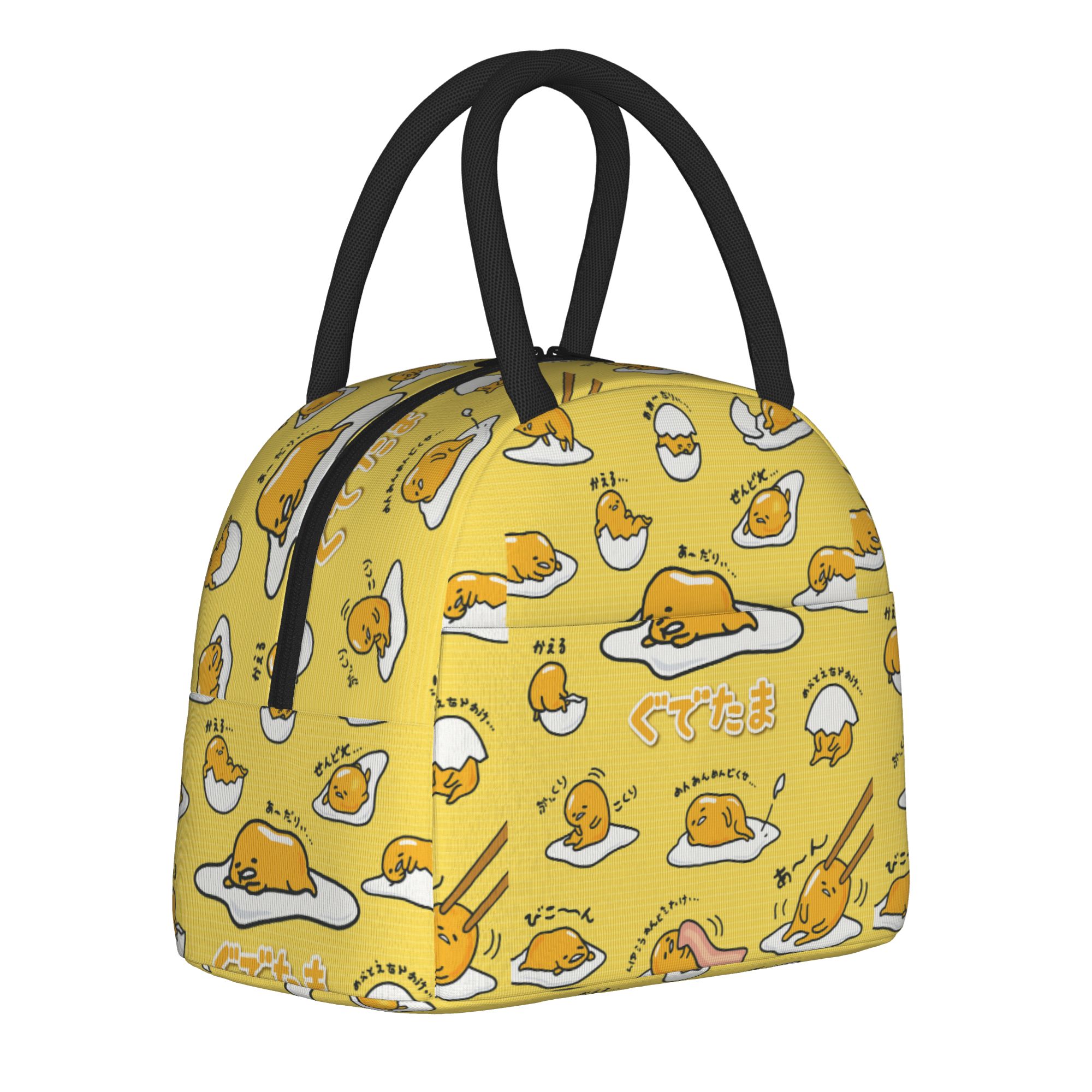 Tote Bag Sublimation - Gudetama Cute Egg Cartoon Insulated Lunch