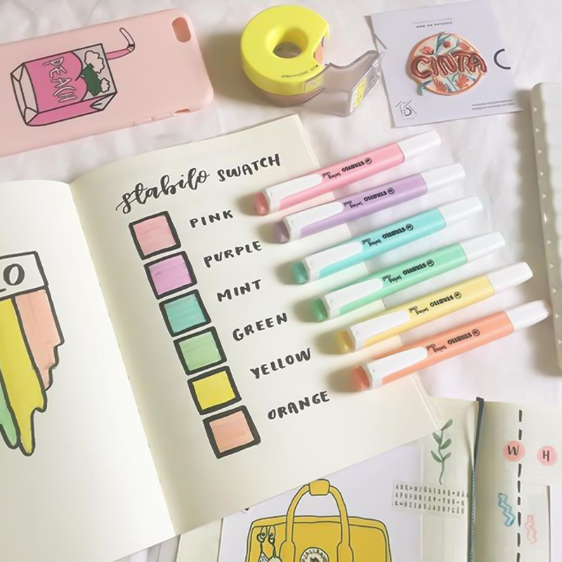 6 Pcs STABILO Highlighter 275  - Stabilo Marker Swing Cool ulasan dan harga