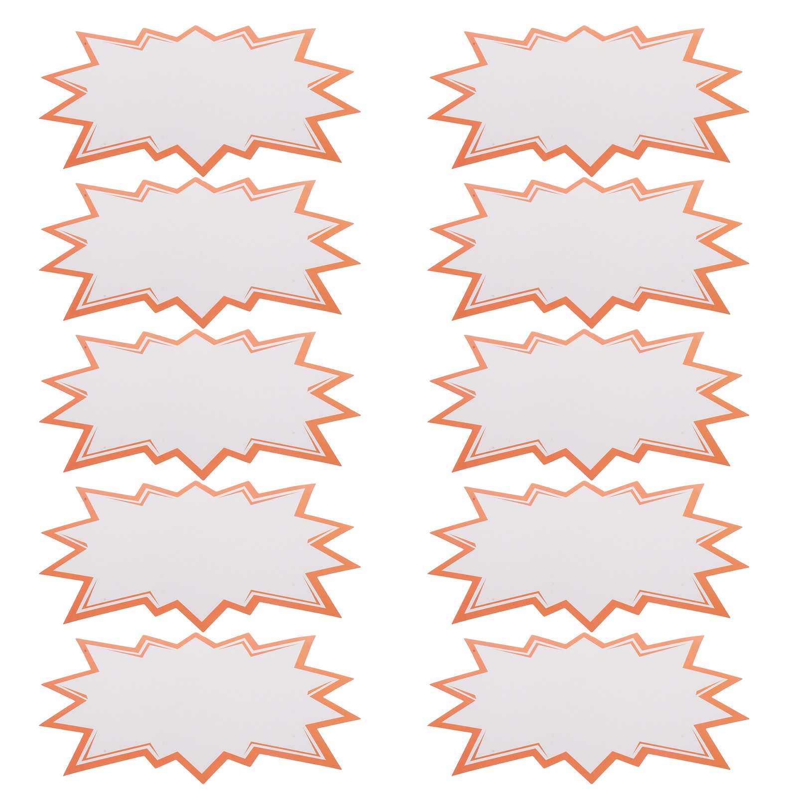 100Pcs Paper Price Display Tag - Yard Sign Blank ulasan dan harga
