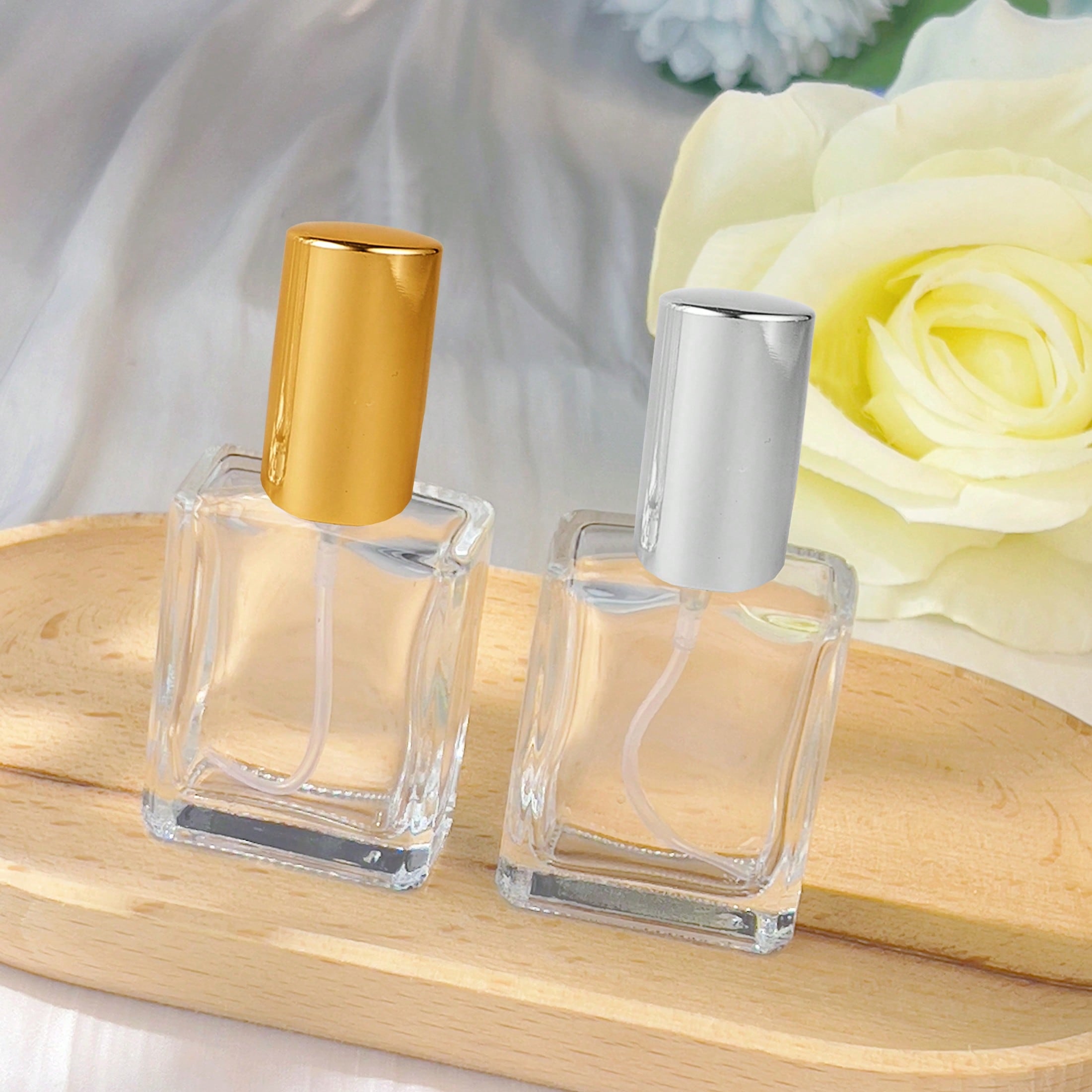 15ml Flat Square Refillable Pe - Water Bottle Blank ulasan dan harga