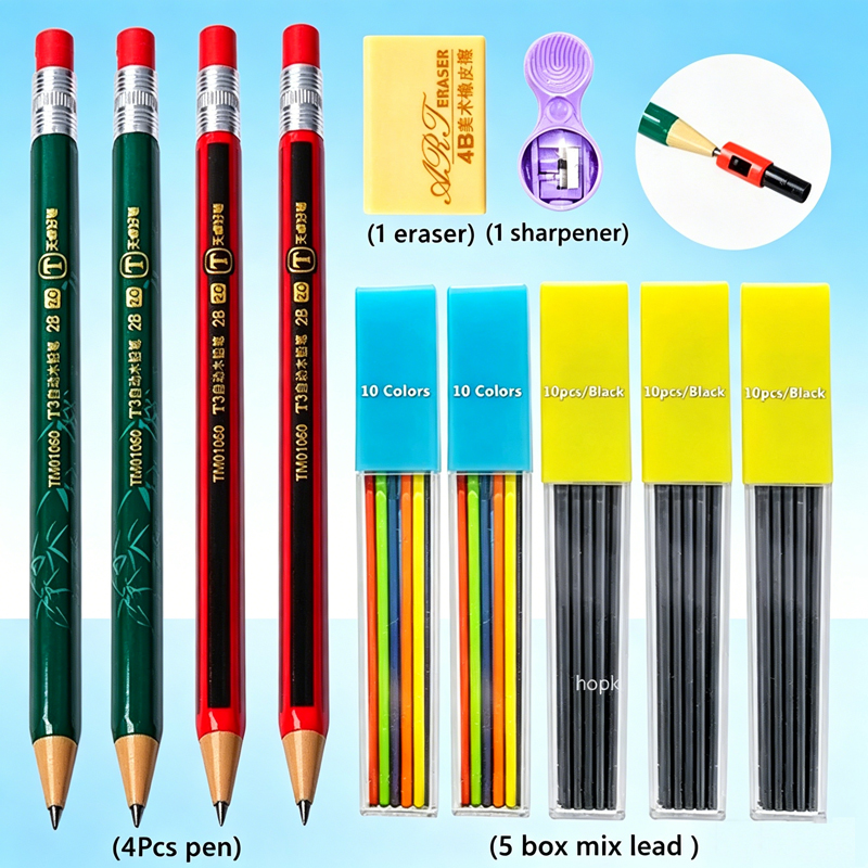 1-42Pcs Mechanical Pencils Set - Staedtler Pencil Lumocolor ulasan dan harga
