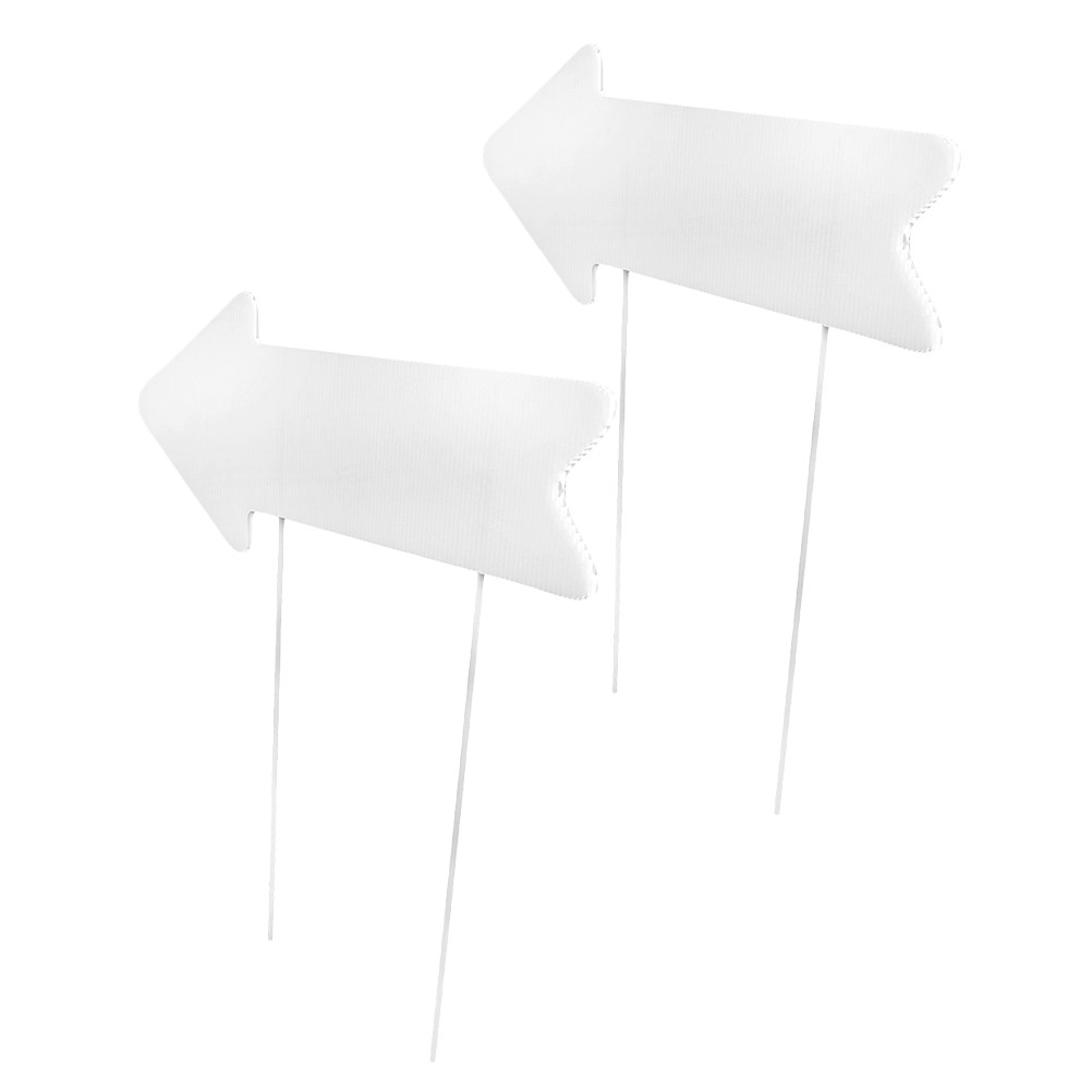 2Pcs Blank Yard Sign Arrow Sta - Yard Sign Blank ulasan dan harga